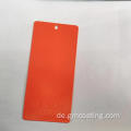 Orangefarbene Peelfalten Texturpulverfarbebeschichtung